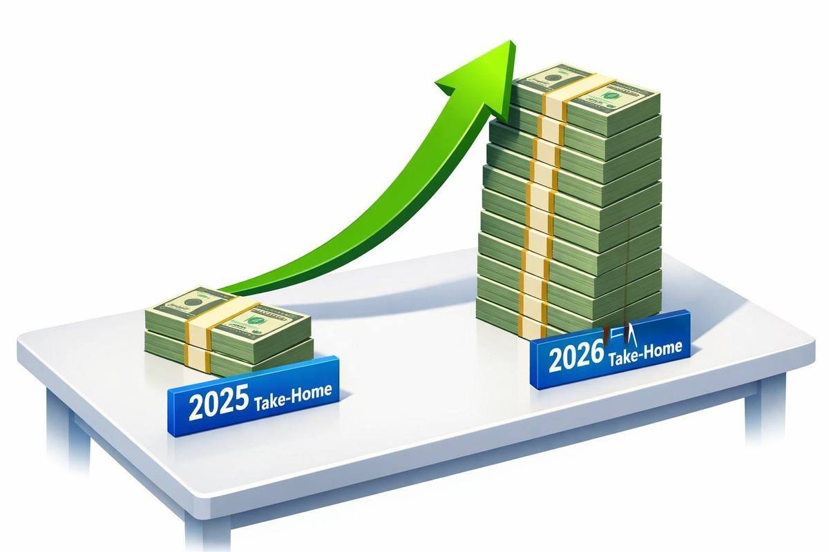 Graph showing SALT cap increase to $40,400 dollars for high tax states resulting in higher...